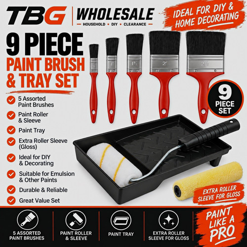 Piece paint brush roller - piece, &