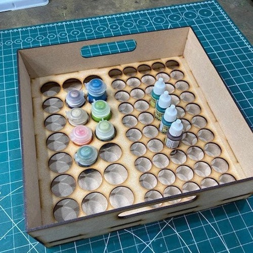 Paint storage tray holds - paint,