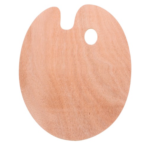 Wooden oval paint - wooden,