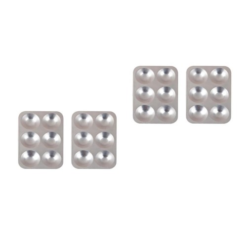 4pcs silver aluminum pigment - silver,