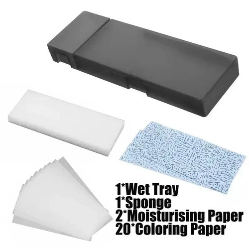 Acrylic wet palette - wet, paint
