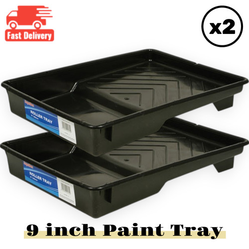 Plastic paint roller - roller, trays