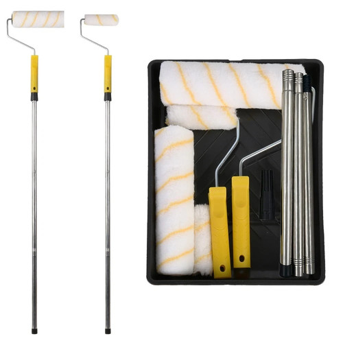 Paint roller set with - roller,