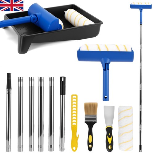 Paint roller kit with - roller,
