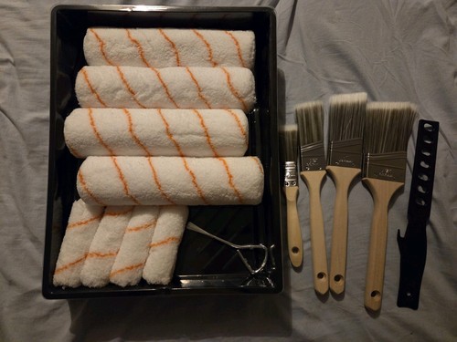 Painting tray rollers and - tray,,