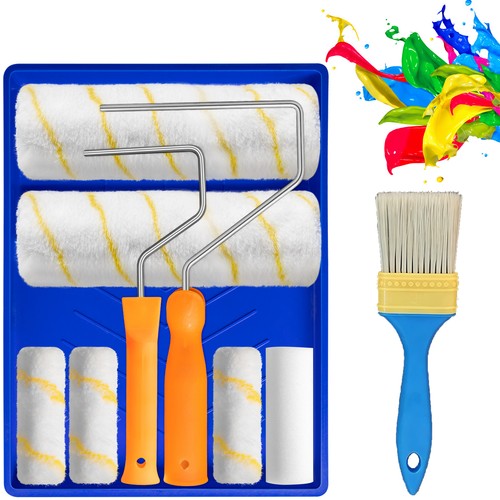 Paint roller set with tray - paint,