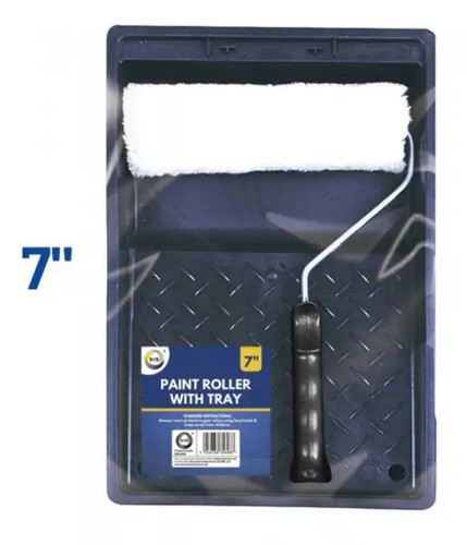 Paint tray and roller - and, 7"